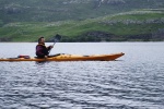 Sam on Loch Assynt