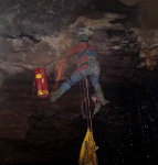 Almost within reach of the ledge