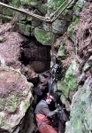 Winching in progress