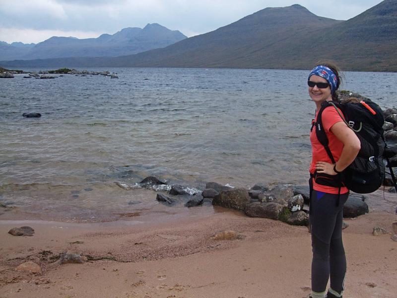 20170927-132647.jpg - Hannah at Loch na h-Oidhche