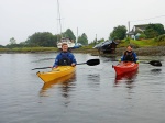 Ian and Hannah about to paddle on Loch Carron