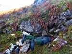 Toby investigating a hole in Kishorn