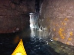 Looking out from the cave