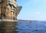 Steve by cliffs
