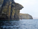 Under the cliffs
