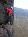 Gwen starting the third pitch