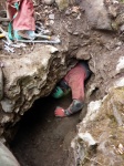 Toby digging