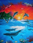 We finished the mystery jigsaw!