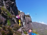 Sandstone climbing