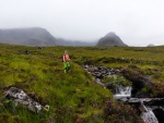 Descending from the Cioch nose of Beinn Bhàn