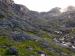 On the way down