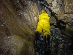 Toby at the bottom, looking for a way on
