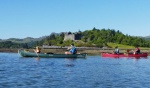The two canoes by Caisteal Tioram